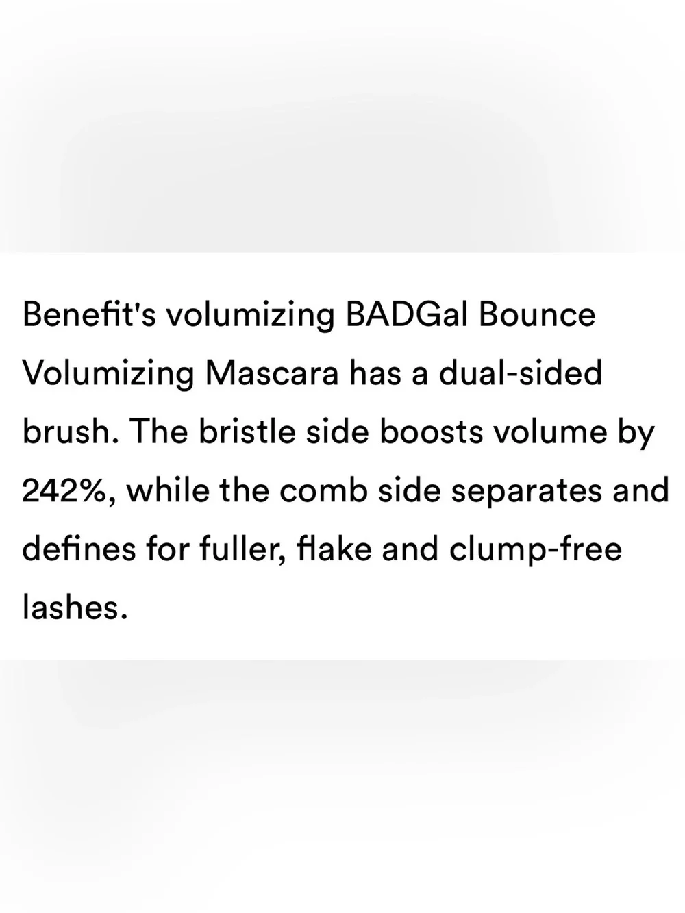 Benefit cosmetics badgal